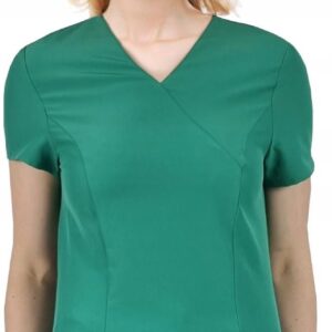 M&C Bluza Medyczna Elastyczna Zielona Comfort Fit 3Xl