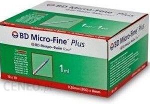 Strzykawka insulinowa ,1ml,u- 40(m-fine+),8mm,(wpm) 10szt