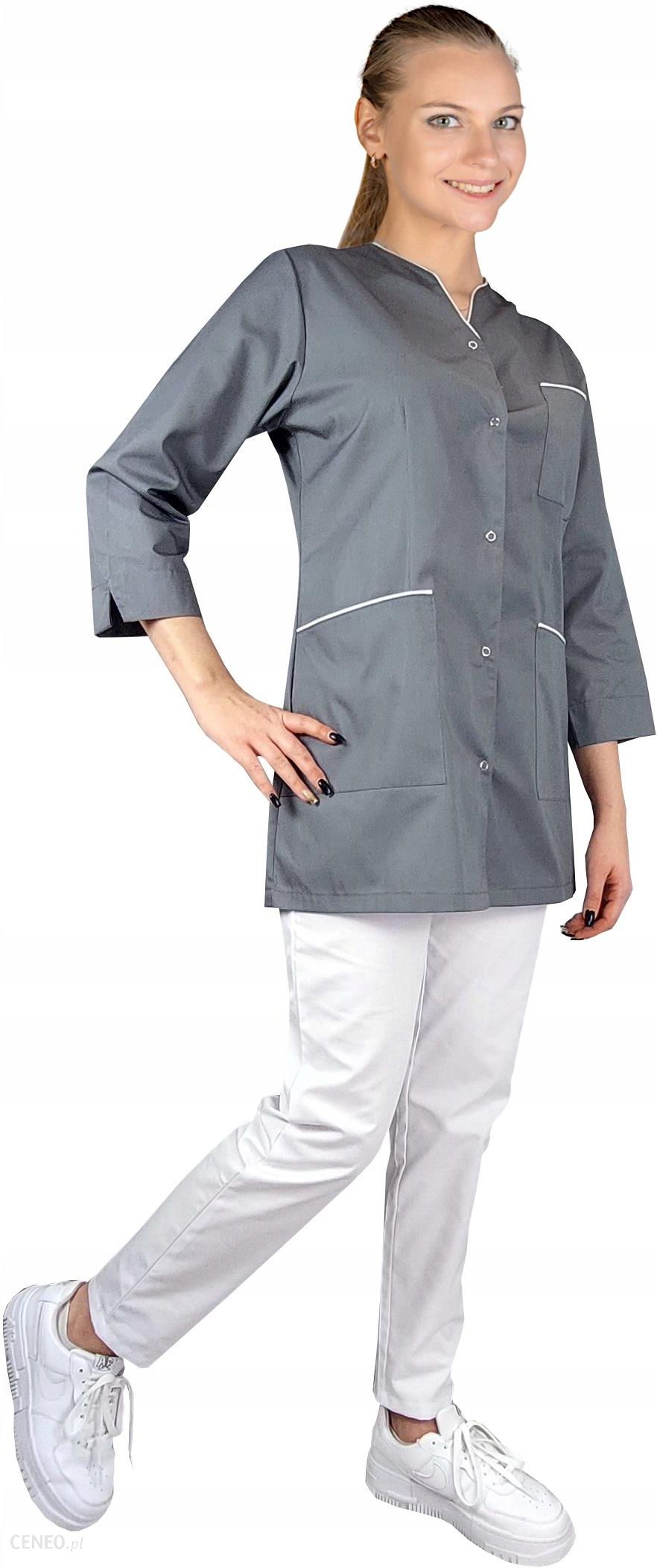 Uniform medyczny żakiet 3/4 rękaw i cygaretki r.44