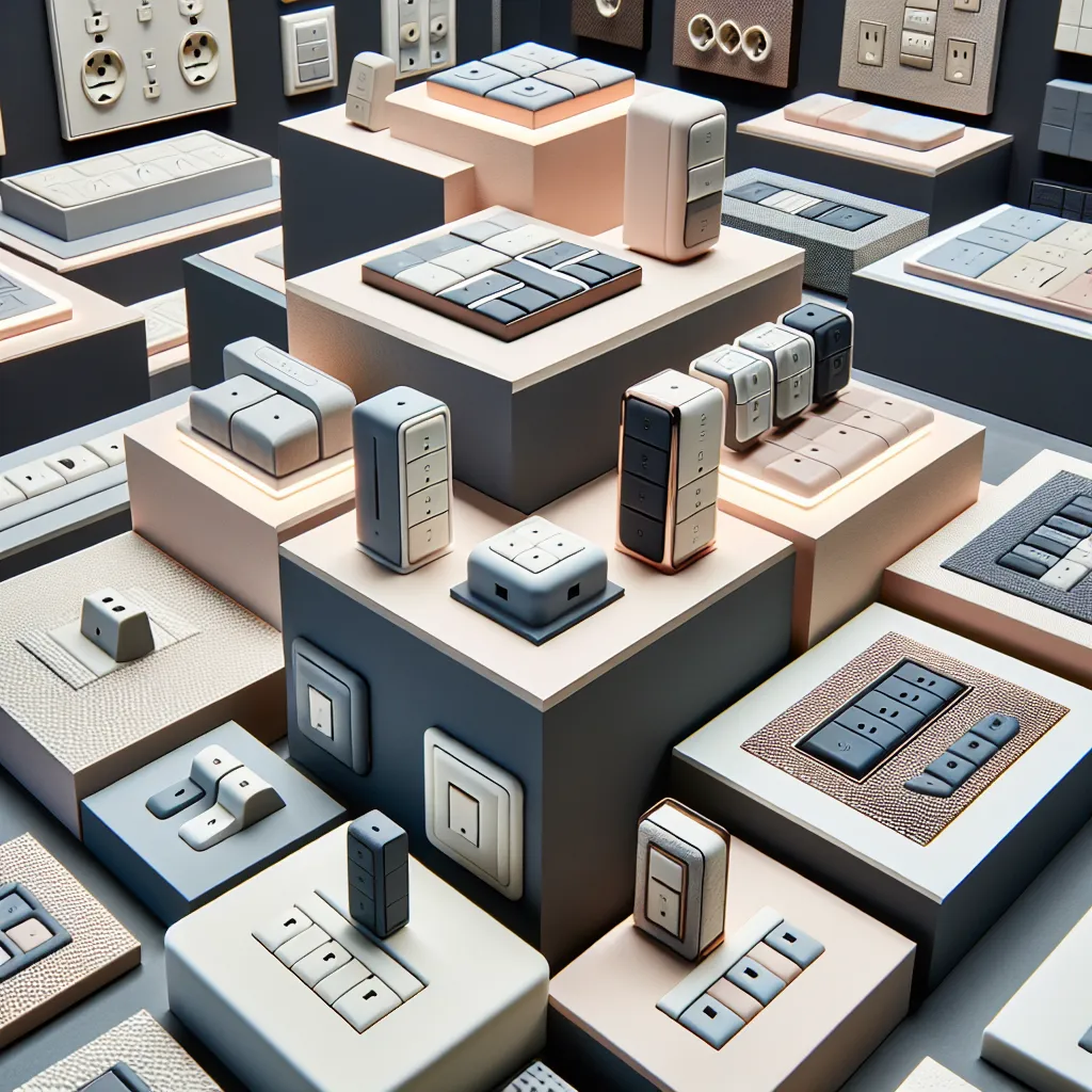 Odkryj nowoczesny design włączników i gniazdek elektrycznych