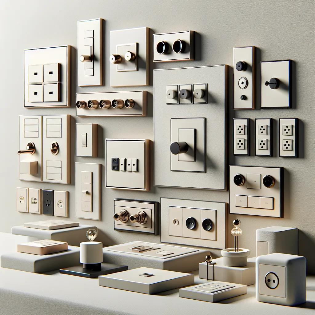 Nowoczesne włączniki i gniazdka dla stylowego domu