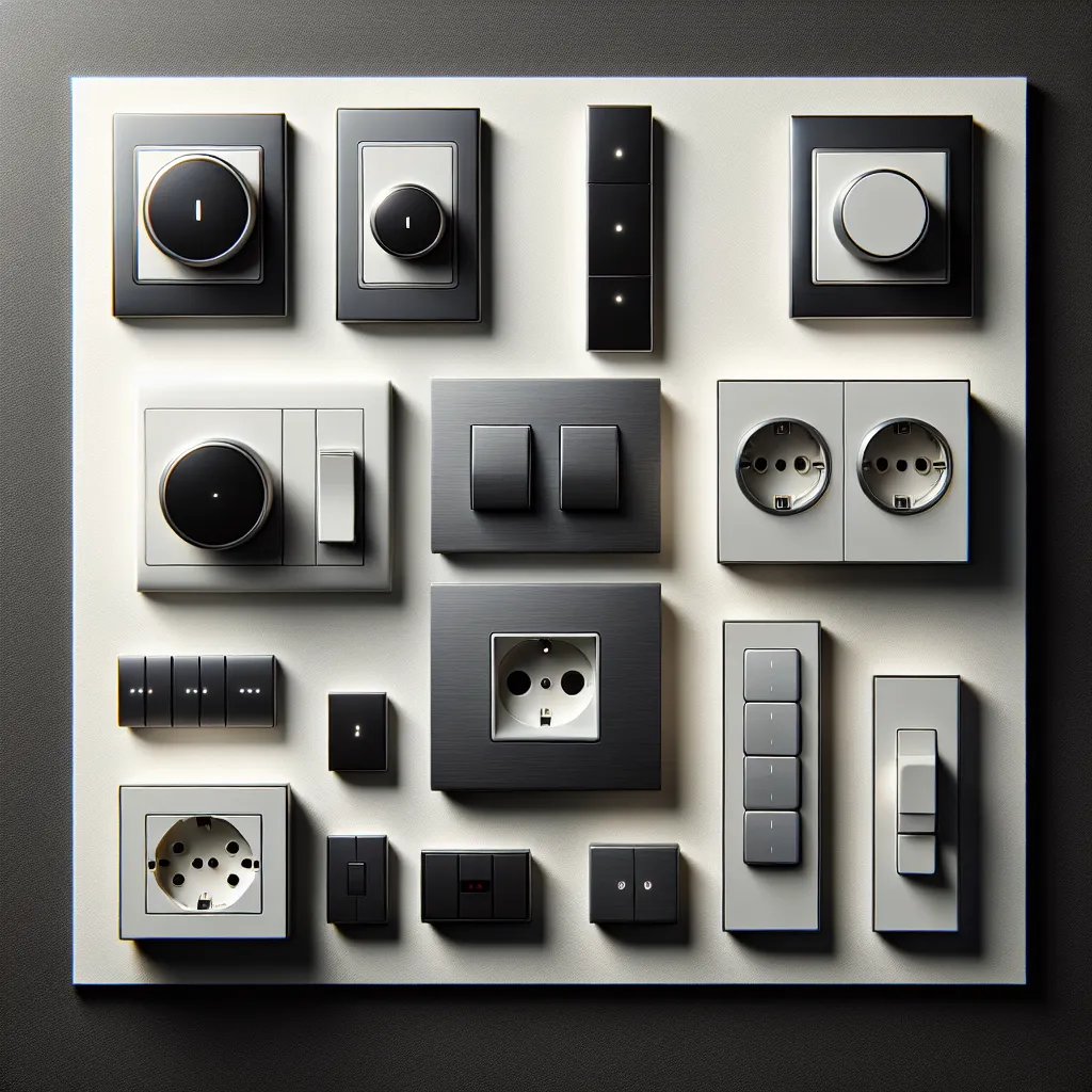 Nowoczesne włączniki i gniazdka – elegancja w każdym detalu