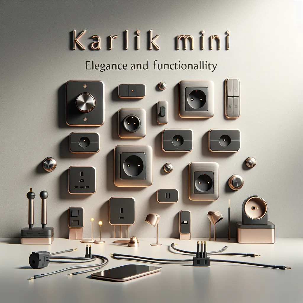 Nowoczesne gniazdka i włączniki Karlik Mini elegancja i funkcjonalność